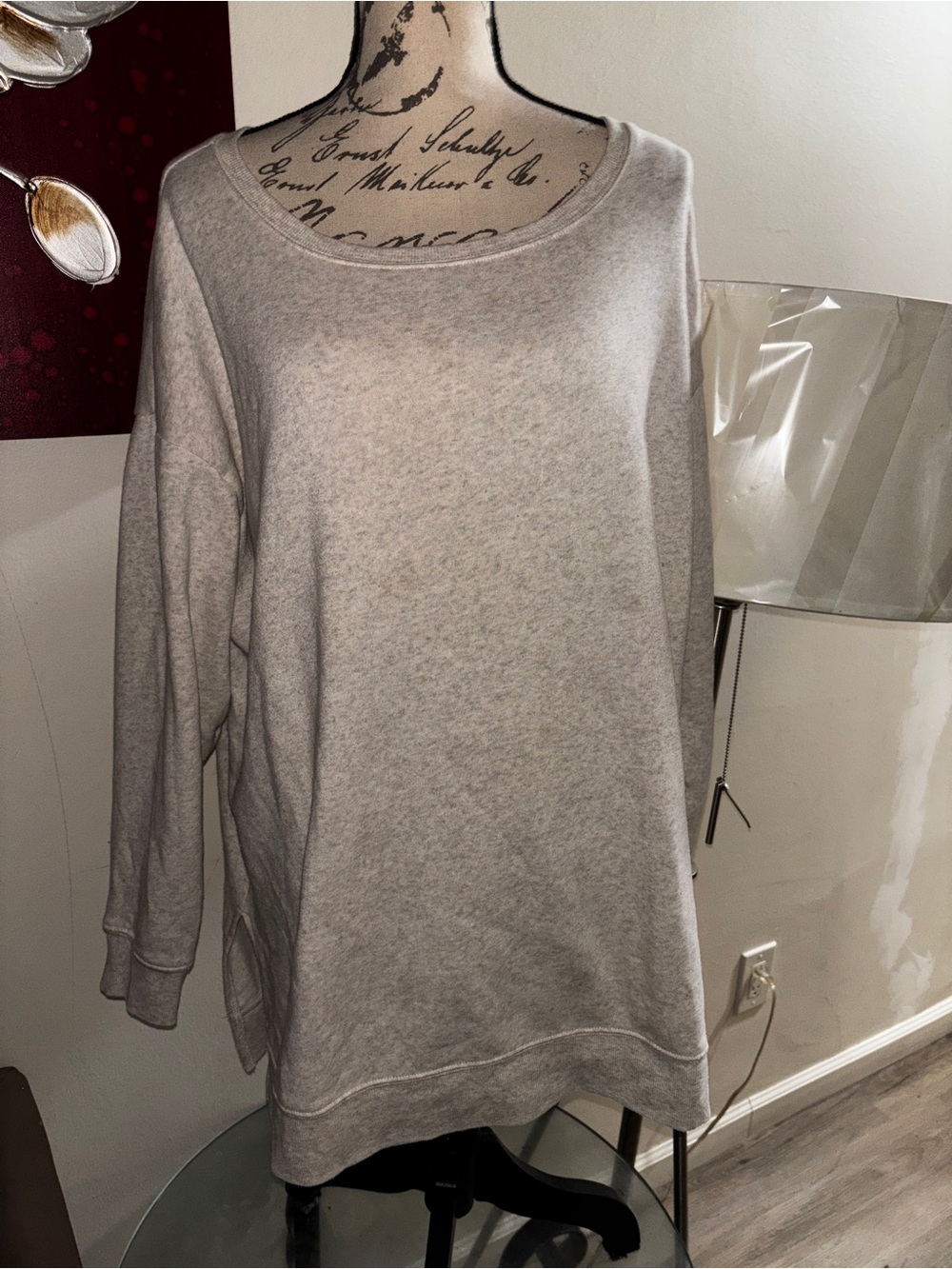 torrid Beige Crewneck Sweatshirt
